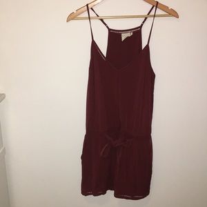 Maroon romper